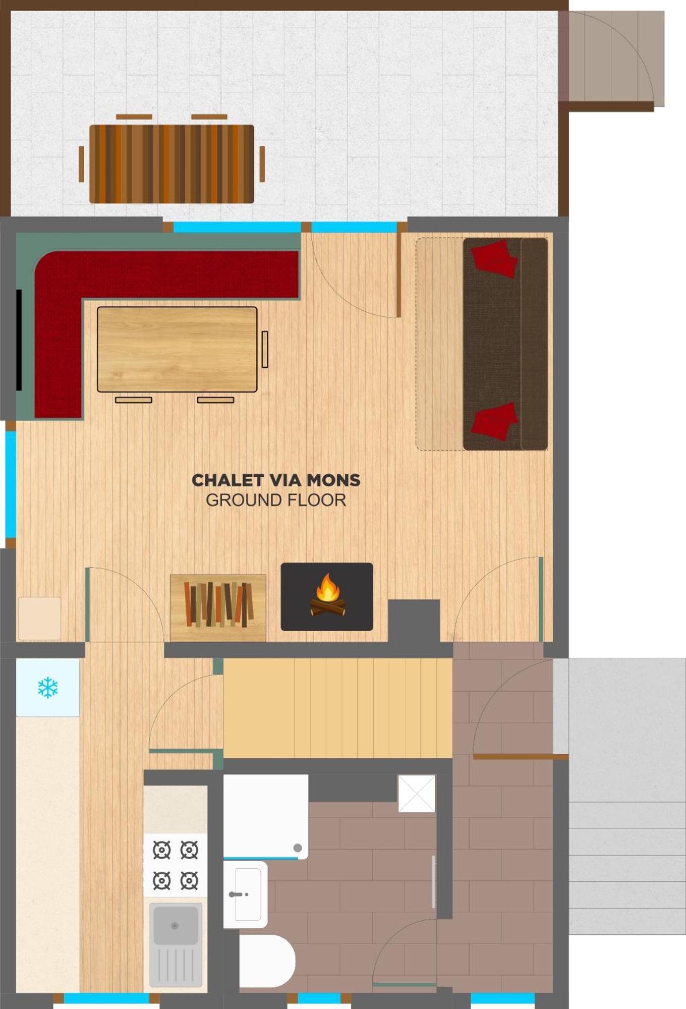 Chalet Via Mons 莫斯特拉纳 外观 照片